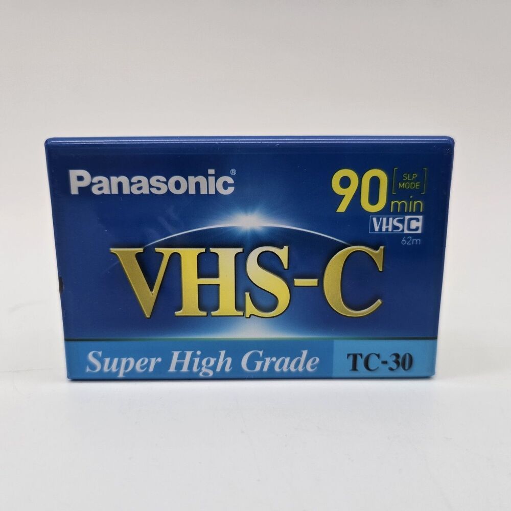 Panasonic TC-30 VHS-C Super High Grade 90Min Video Camera Tape